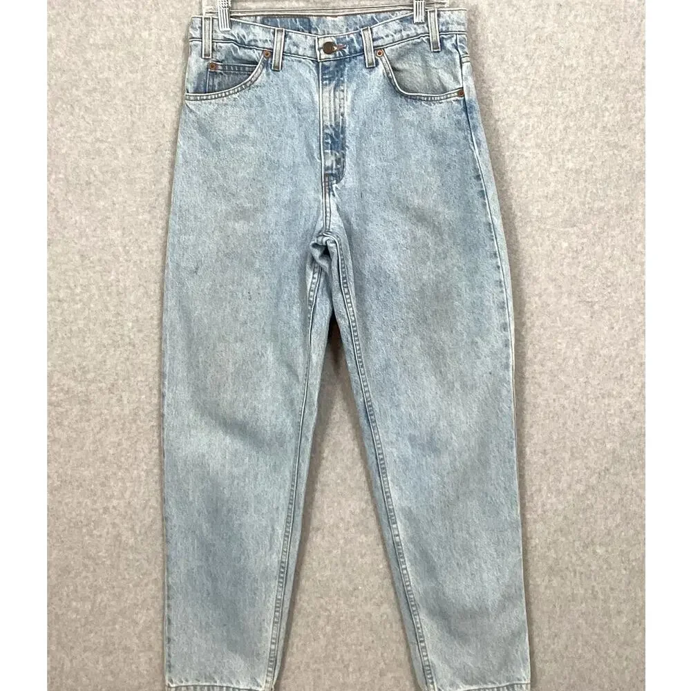 Vtg 1995 Levis 550 Jeans Size 34 Relaxed Fit Orange Tab Workwear Actual 32x30 - Picture 3 of 16